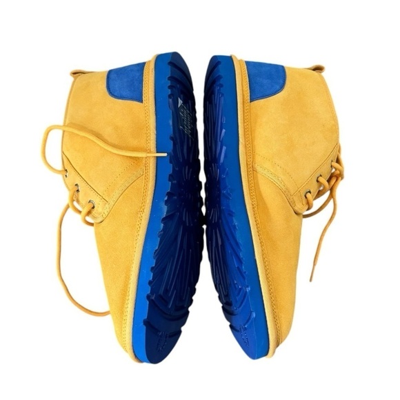 Ugg Chukka Shearling Boots Neumal Graphic Outline 13 Yellow - Picture 4 of 7